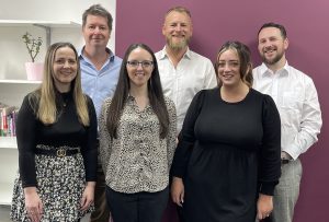 Purple Frog Asset Management Directors Patrick Garratt, Nadine Bevis, Shaun Knight, Sabrina Courts, Stephen Haigh, Claire Pace